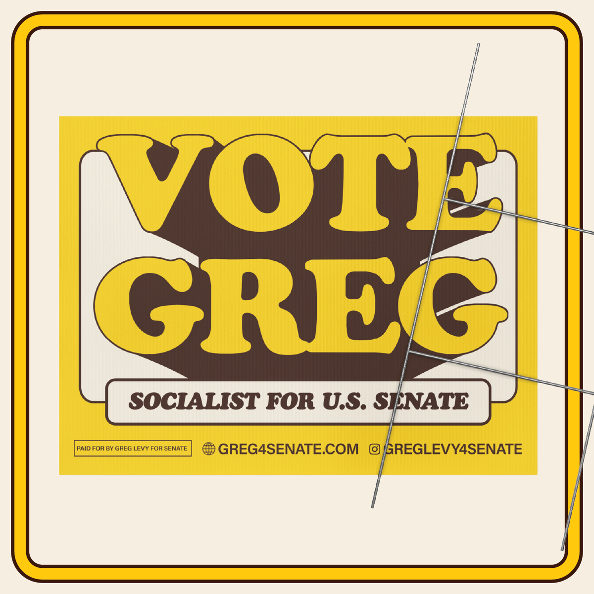 Double Sided Yard Sign